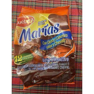 Cuetara Marías chocolate caramel Sandwich 1 bag Cookies 12 Packets Mexican Snack